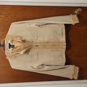 Anne Carson Silk Blend Jacket SZ Large